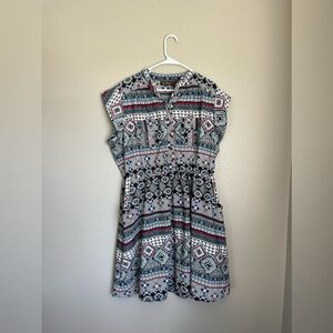 Cap sleeve plus size size dress